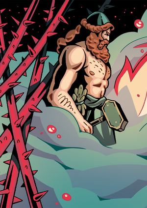 Комикс по мифу о Гефесте