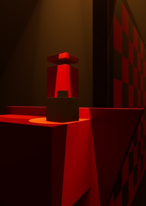 Визуализация объектов промышленного дизайна. Шахматный стол