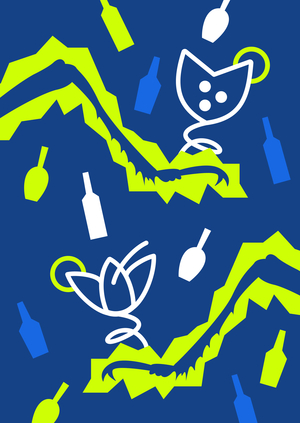 Веб-плакат для бара «По-прыкружки»