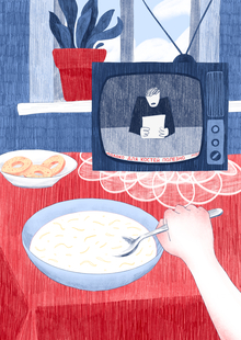 Пока не&nbsp;доешь, из-за стола не&nbsp;выйдешь!