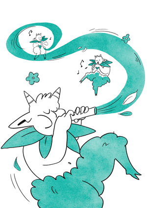 Комикс «Состязание Пана с Аполлоном»