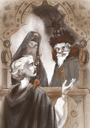 Сказка о золотом петушке. Иллюстрация и комикс