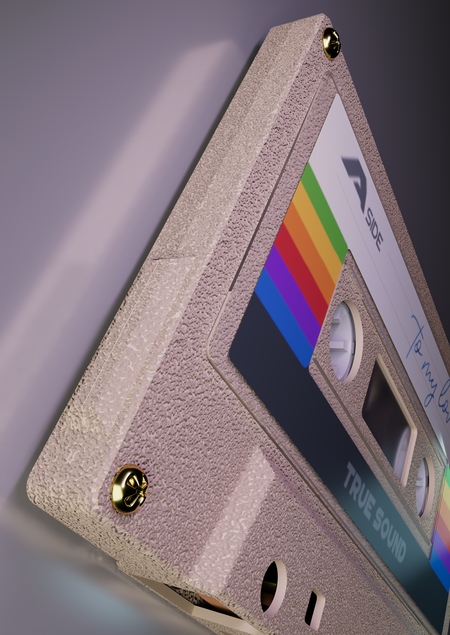 Визуализация объектов промышленного дизайна || Compact Cassette