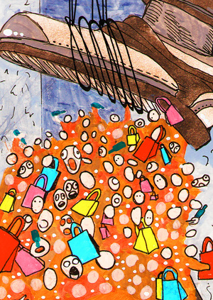 Человек-лифт