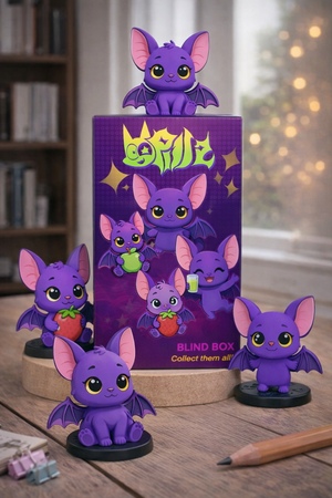 Разработка серии фигурок для блайндбокса с помощью ИИ