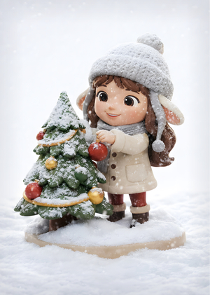 Серия 3D-фигурок «Новогодний досуг»