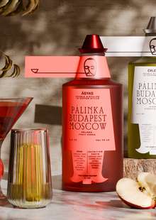 Упаковка фруктового бренди PÁLINKA