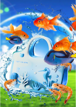 Создание коллекции сумок в стиле FrutigerAero с помощью ИИ