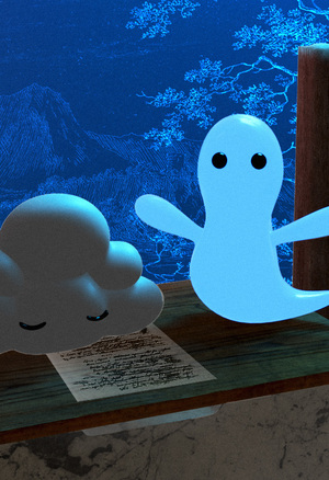 Синяя клякса