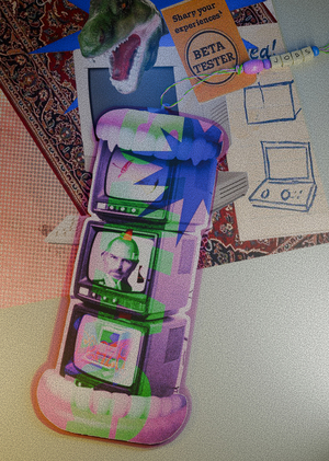 TURNTABLE 3D BOOKMARK