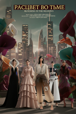 Blooming in the shadows. 3d dolls