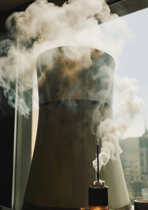 Создание подставок под благовония в виде заводских труб инструментами ИИ