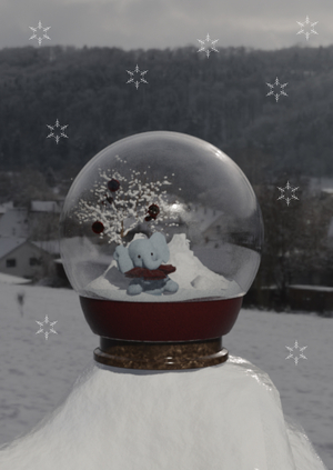 Снежный шар к юбилейному изданию Агнии Барто