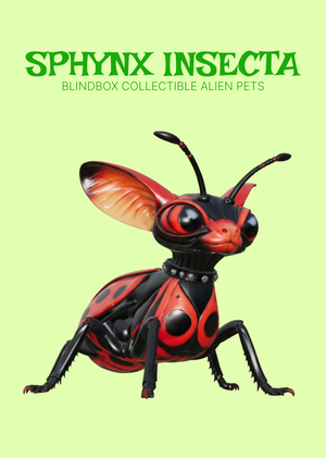 Создание коллекции 3D-печатных фигурок «Sphynx Insecta» инструментами ИИ