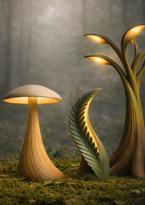 Серия 3D-светильников «флора»