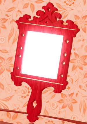 Сувенирное зеркало к новогоднему сборнику белорусских забав