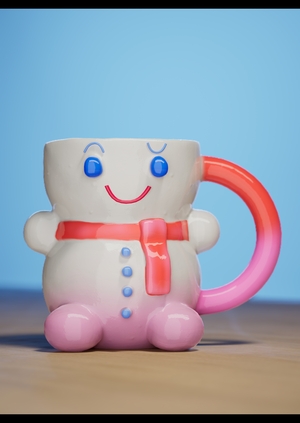 Снегобой новогодняя кружка