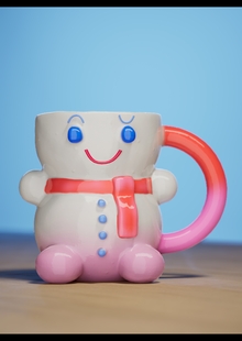 Снегобой новогодняя кружка