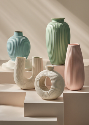 Создание серии интерьерных ваз инструментами ИИ
