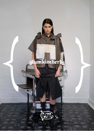 айдентика для glumkimberly на основе шрифта ambrazure