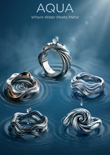 Серия колец «Aqua» Серия колец «Aqua»