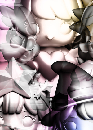 Arcana Girls: серия 3д-объектов