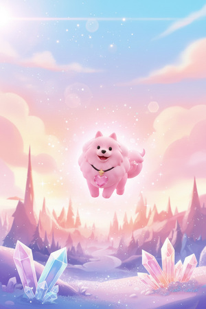 Серия фигурок кристальных питомцев