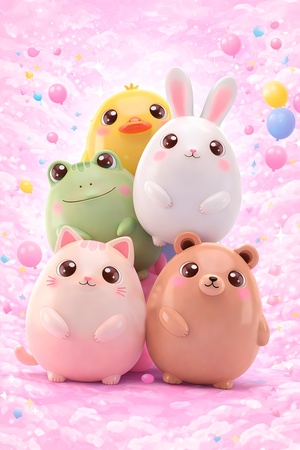 Серия фигурок CuteAnimals