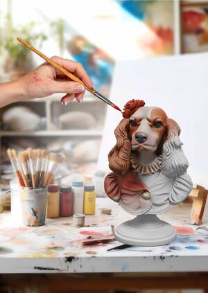 DIY фигурки для росписи "Викторианские звери"