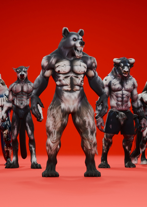 Серия коллекционных фигурок «Colossal Hybrids»