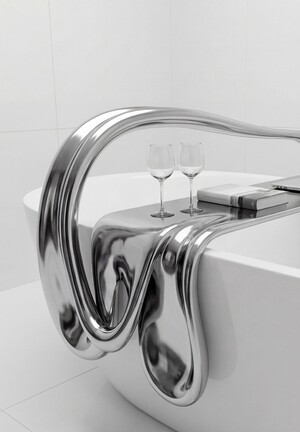 Серия полок для ванн «MELT»