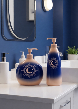 Серия декоративных вещей для ванной комнаты "Lunaris"