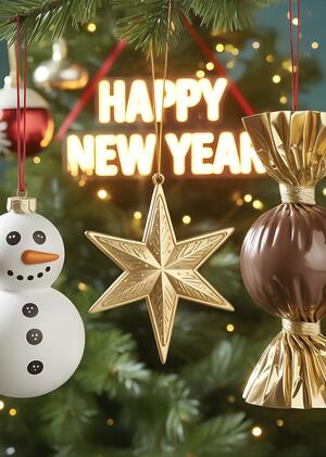 Ностальгические игрушки на новогоднюю елку