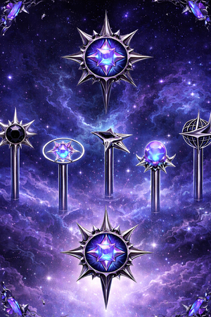 Astral core: серия 3D объектов