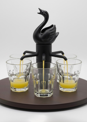 Черный лебедь с помощью ИИ