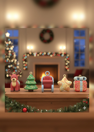 Зимняя сказка. Елочные игрушки