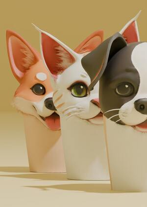 Создание серии кружек инструментами ИИ