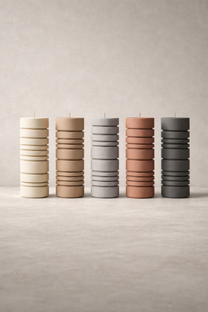 Модульные свечи вдохновленные азбукой Морзе