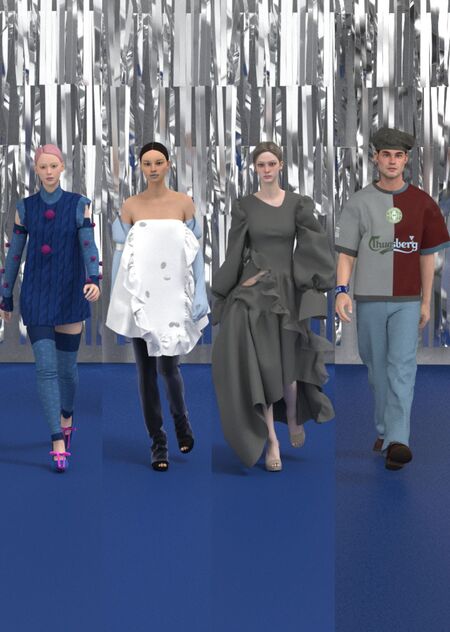 Виртуальный показ " Голубой огонек"