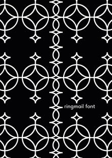 RINGMAIL FONT RINGMAIL FONT