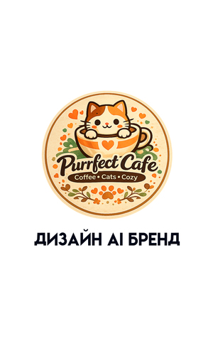 AI Бренд Котокафе "Purfect Cafe"