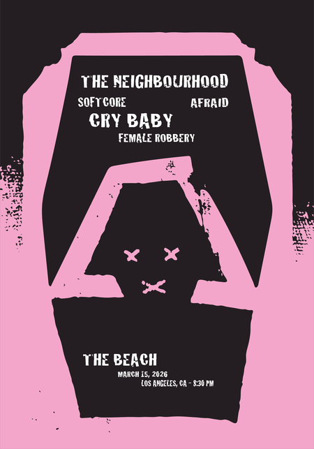 Плакат, посвящённый музыкальной группе "The Neighbourhood"