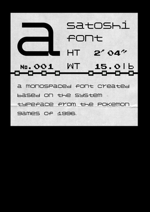 Satoshi font