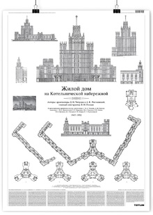 Жилой дом на&nbsp;Котельнической набережной • Плакат