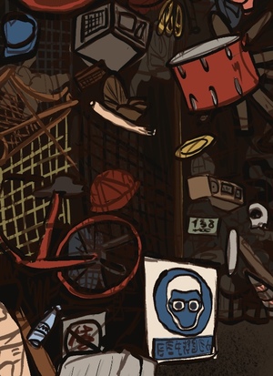 in a garbage world 