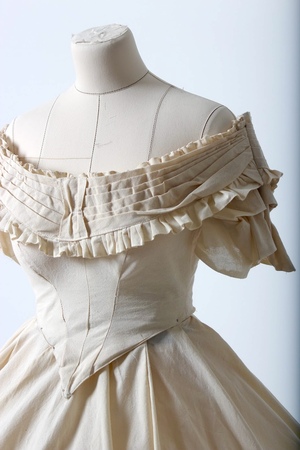 Reconstruction of Alice of Hesse's wedding dress.