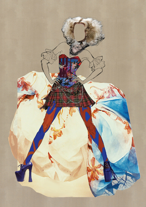 Фэшн-коллаж: платье Vivienne Westwood 