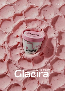 Glacira&nbsp;— фирменное мороженое. Концепция цифрового продукта