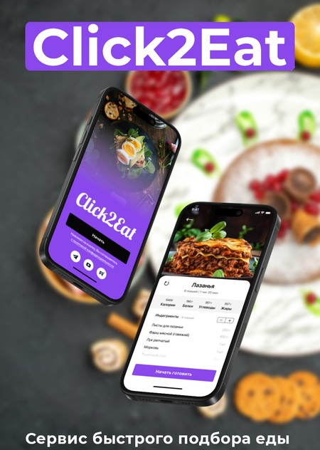 Click2Eat - сервис быстрого подбора еды
