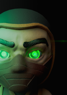 Текстуры для игрового персонажа
«NINJA ERMAC»